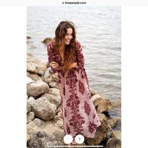 NWT FREE PEOPLE FOR LOVE AND LEMONS TEMECULA  MAXI DRESS size Small